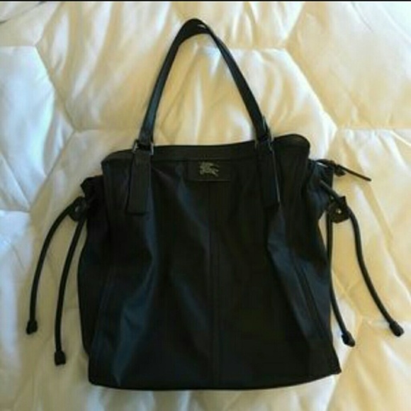 Burberry Handbags - AUTHENTIC USED BURBERRY BLACK PACKABLE TOTE